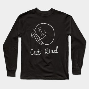 cat dad Long Sleeve T-Shirt